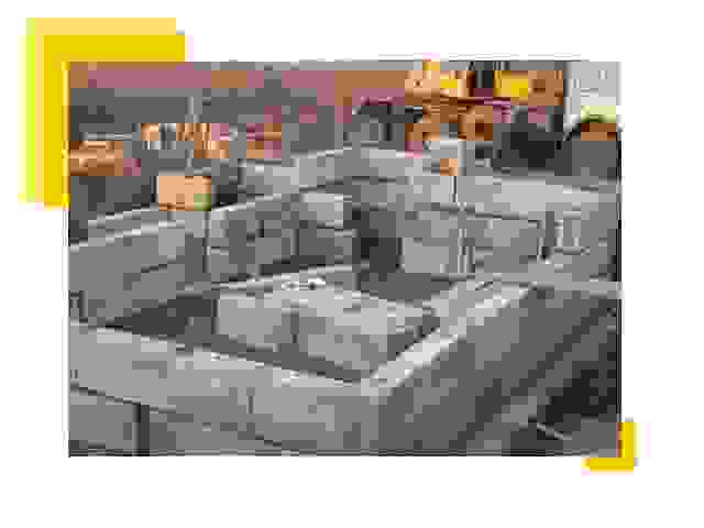 Фундамент сборный в донском